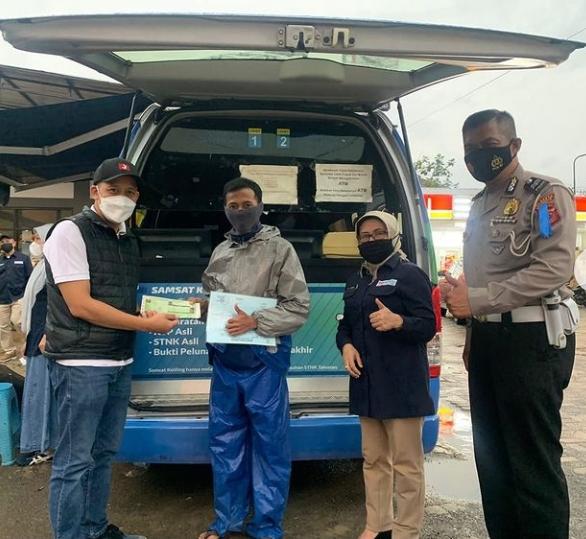Polisi Launching Samsore, Untuk Permudah Wajib Pajak