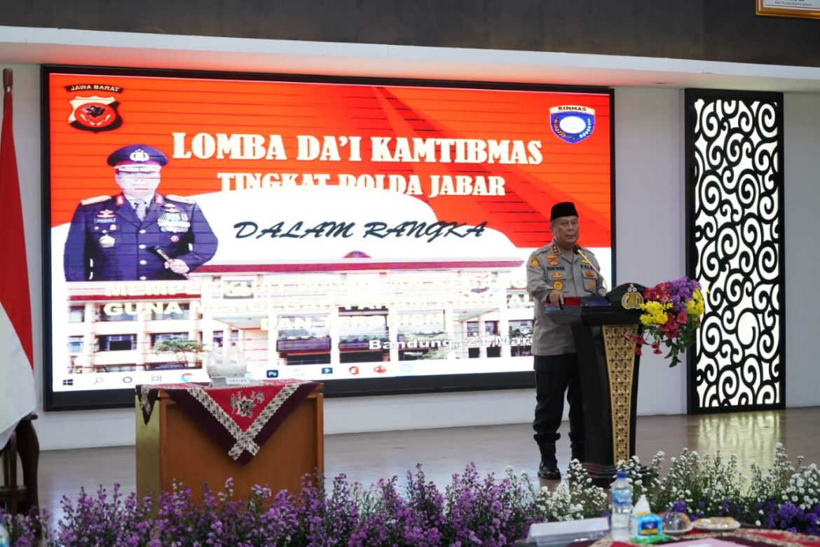 Kapolda Jabar Membuka Lomba Da’i Kamtibmas Jajaran Polda Jabar