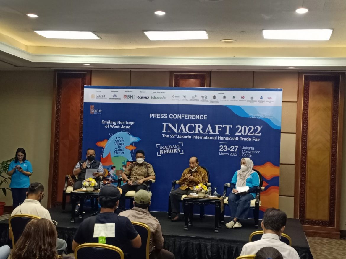 The Jakarta Internasional Handicraft Trade Fair (INACRAFT 2022) ,23 – 27 Match 2022.