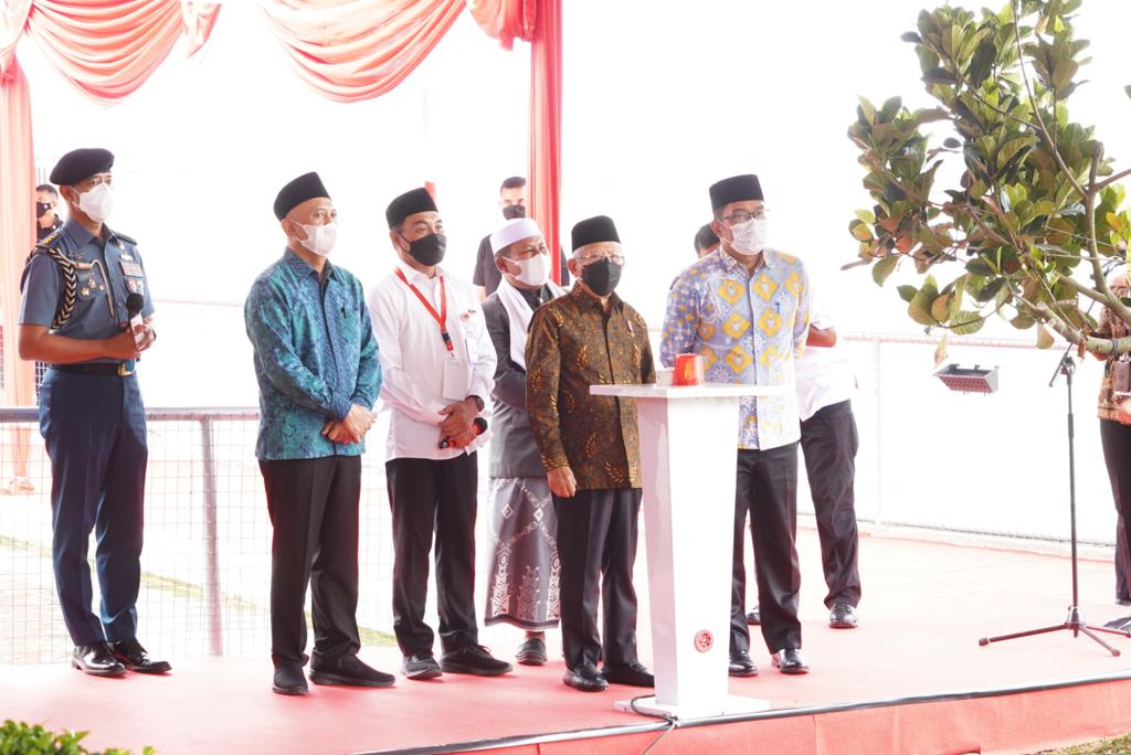 DANREM 062/TN SEBAGAI DANSATGASPAMWIL DALAM RANGKA PENGAMANAN KUNKER WAKIL PRESIDEN RI DI WILAYAH KOREM 062/TN