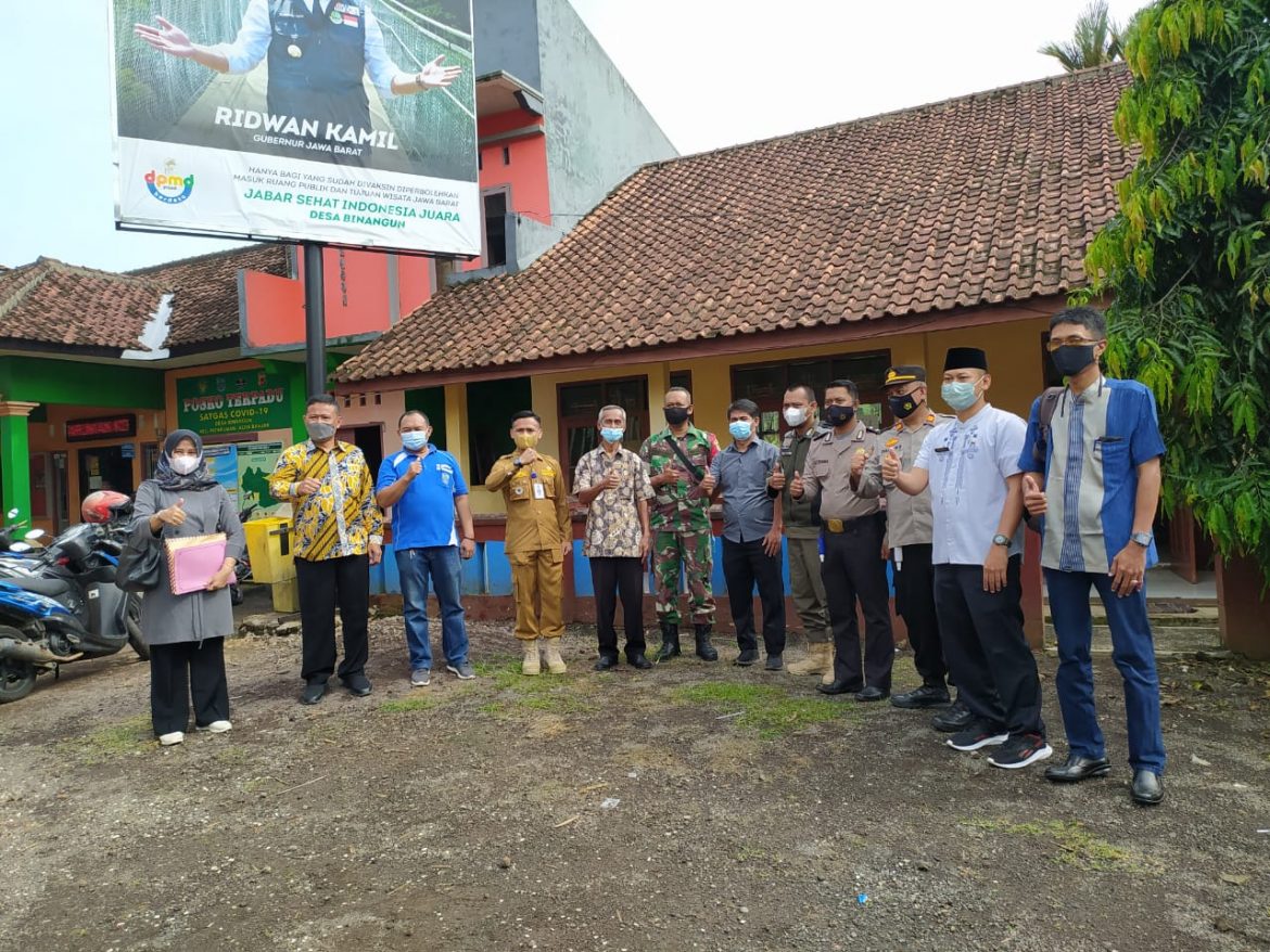 Kapolsek Pataruman Silaturahmi dengan 6 Calon PAW Kades Binangun