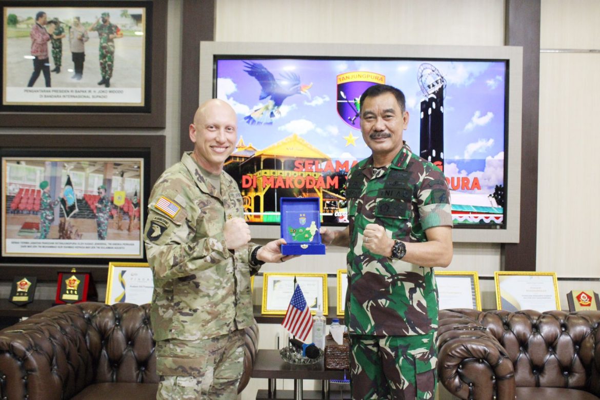 Latma TNI AD dengan US Army Berhasil, Pangdam XII/Tpr Apresiasi Delegasi Tim SFAB