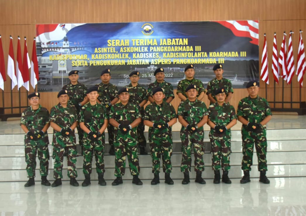 Tujuh Jabatan Strategis Koarmada III Diserahterimakan