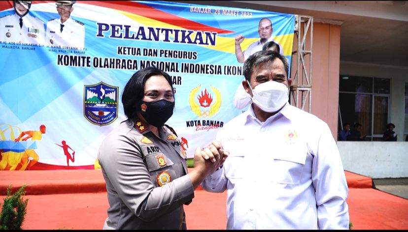 Ketua KONI Jabar Ikuti Vaksinasi Booster di Sport Center Kota Banjar