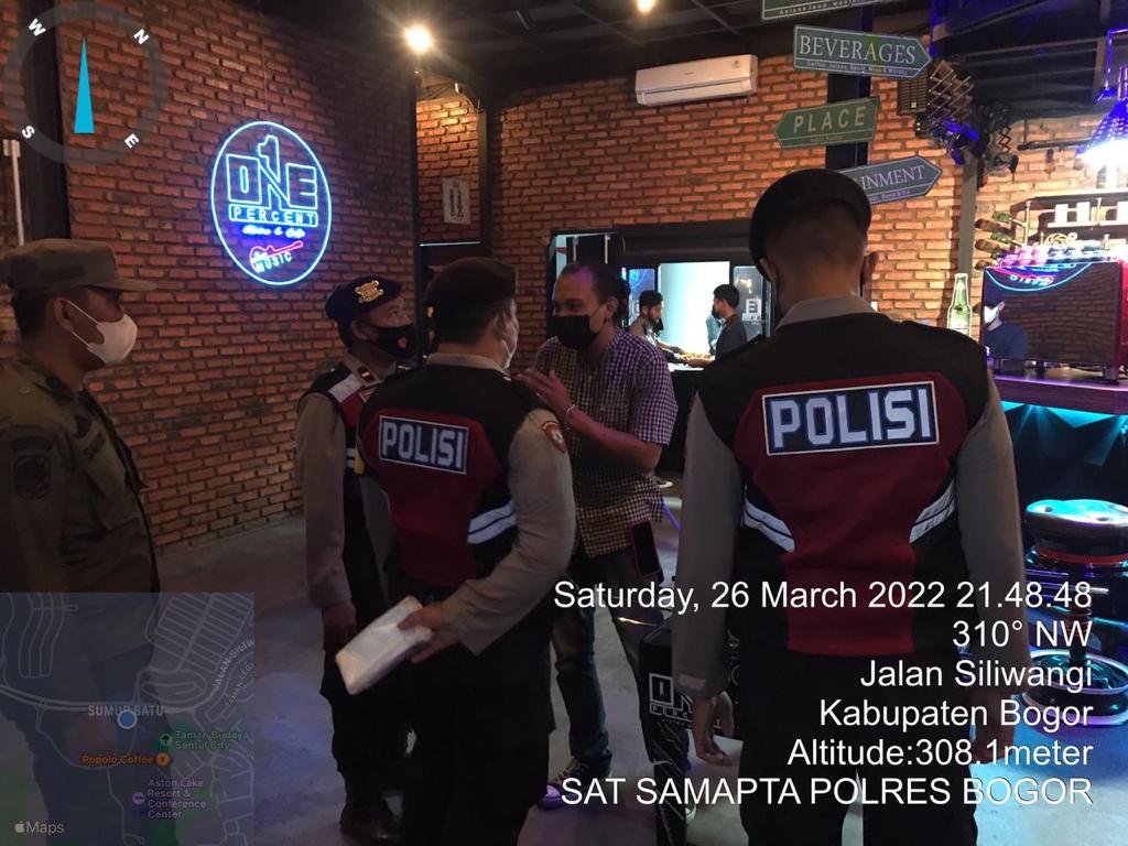Upaya Meningkatkan Disiplin Prokes Masyarakat Terus di Lakukan Polres Bogor