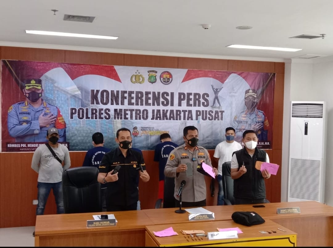 Polsek Metro Tanah Abang Berhasil Mengamankan Pelaku Pencopetan