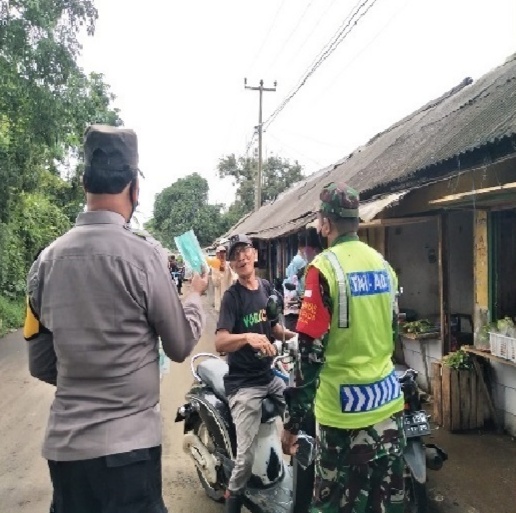 Polsek Rumpin Himbau Warga Untuk Disiplin Prokes Hingga Lakukan Penindakan Bagi Para Pelanggar Prokes