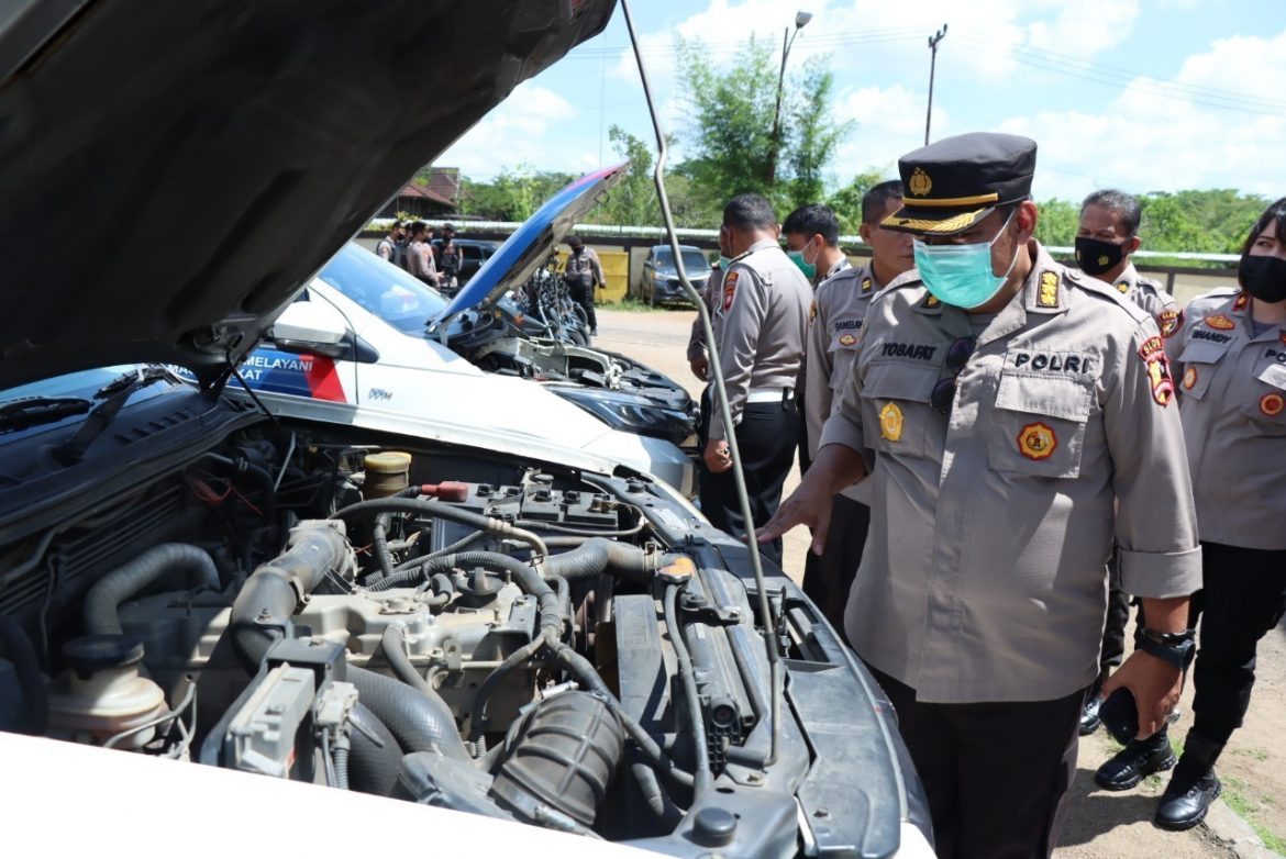 Kunjungan Timwas Aslog Polri Ke Polres Kubu Raya Dalam rangka Penertiban Pengelolaan Aset Barang Milik Negara