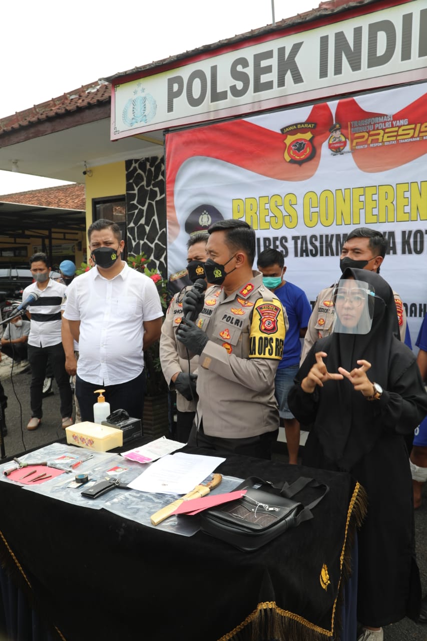 Pengungkapan Curanmor Roda Dua Di Wilayah Kota Tasikmalaya