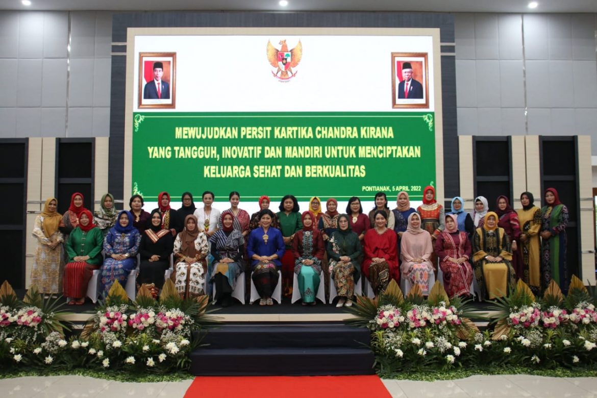 Persit KCK Daerah XII/Tanjungpura Gelar Syukuran HUT ke-76