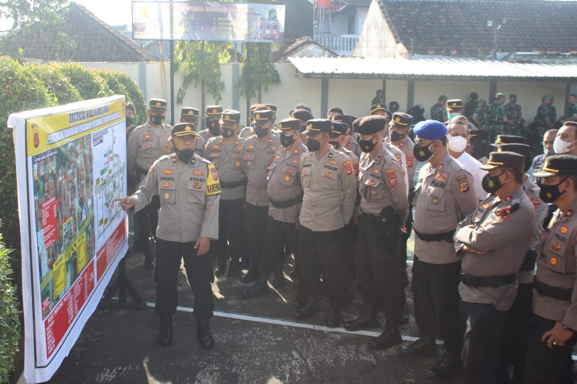 Polres Ciamis Gelar Apel Kesiapan Pengamanan Sidang Lanjutan Kasus Penistaan Agama