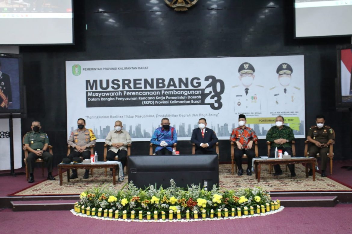 Kasdam XII/Tpr Hadiri Musrenbang RKPD Provinsi Kalbar Tahun 2023