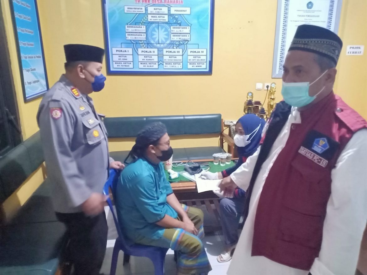 Wakapolres Banjar Dampingi Wali Kota dan Wawalkot Melaksanakan Tarling dan Gelar Vaksinasi