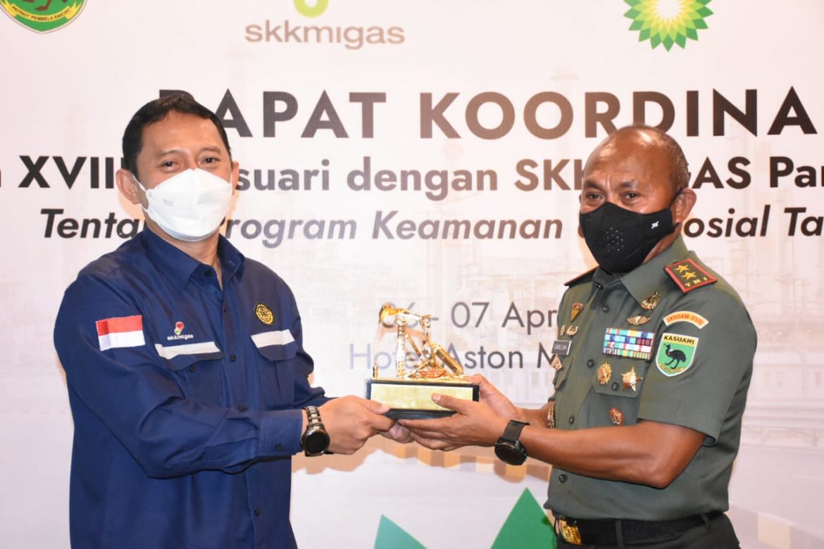 Kodam XVIII/Kasuari Siap Bantu SKK Migas Pamalu Sejahterakan Masyarakat