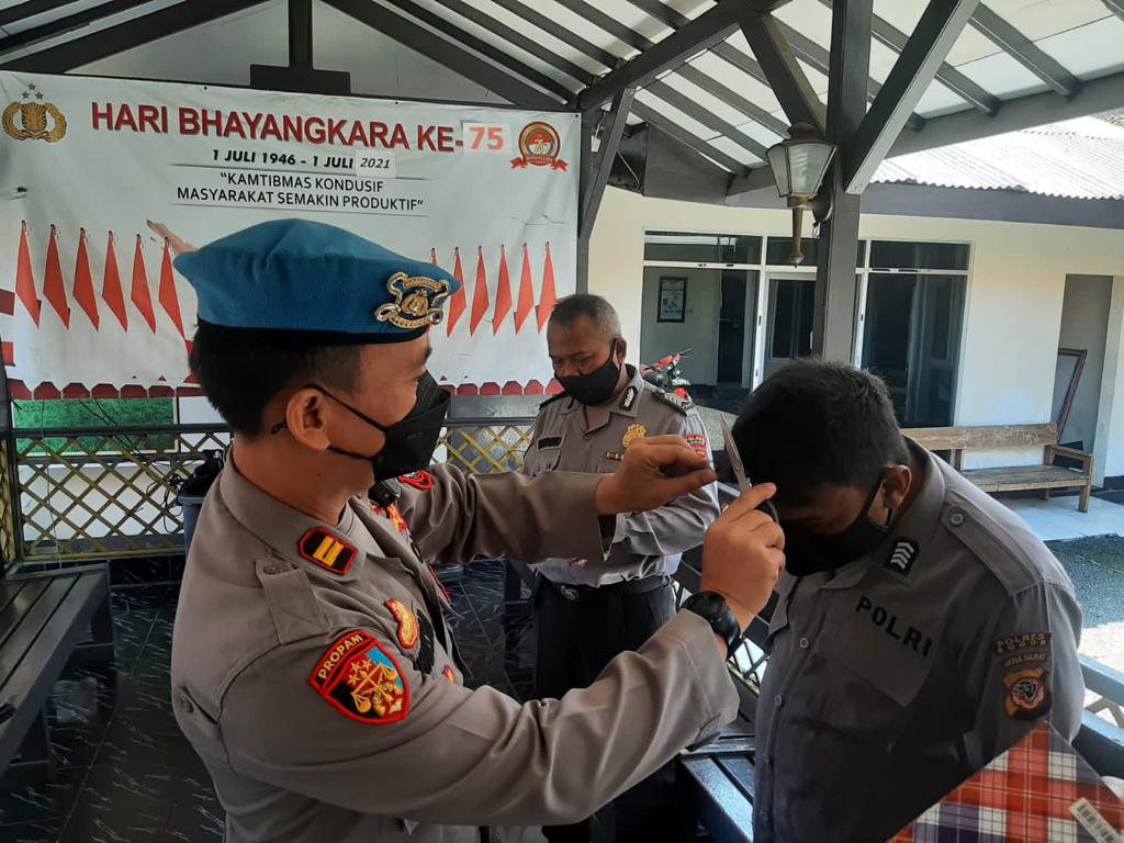 JELANG OPS. KETUPAT LODAYA 2022 PROPAM POLRES BOGOR LAKUKAN GAKTIPLIN
