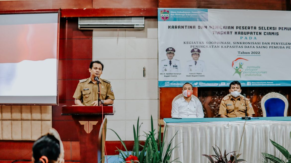 Buka Seleksi Pemuda Pelopor, Wabup Ciamis: Pemuda Harus Gila Berkreativitas