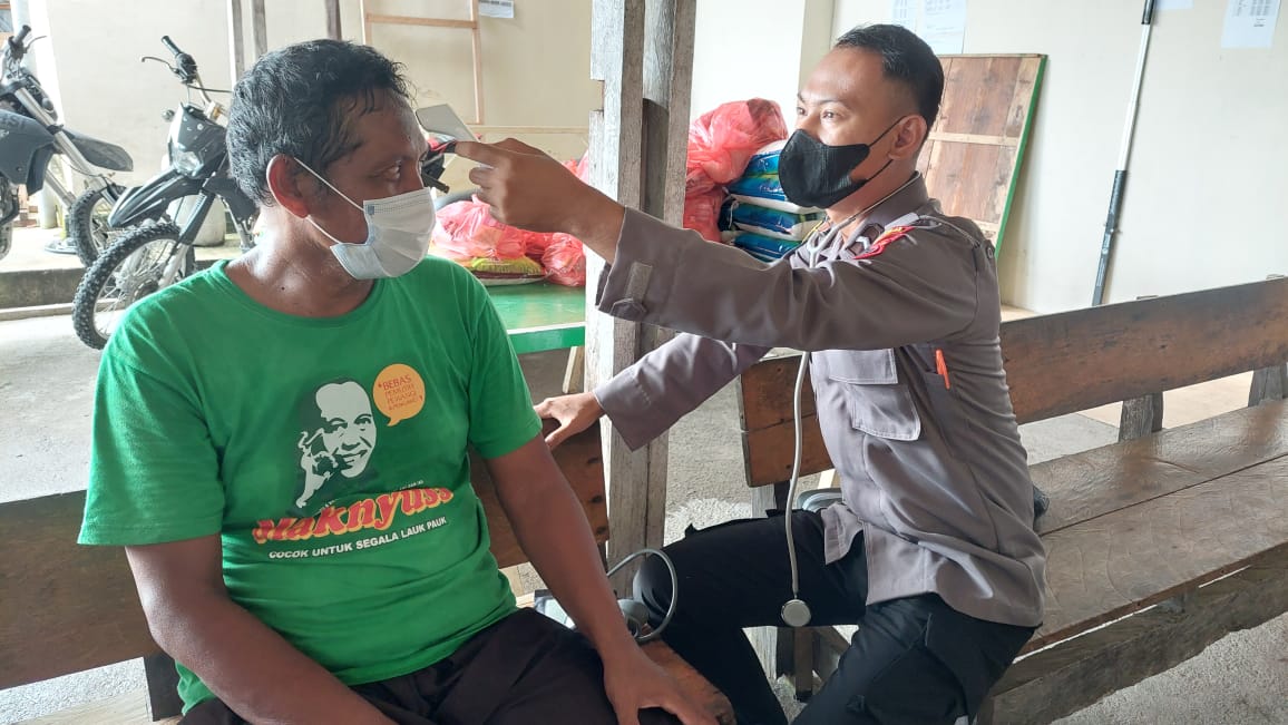 Satgas Binmas Peduli Bantu Check Up Untuk Kesehatan POLRES Nduga