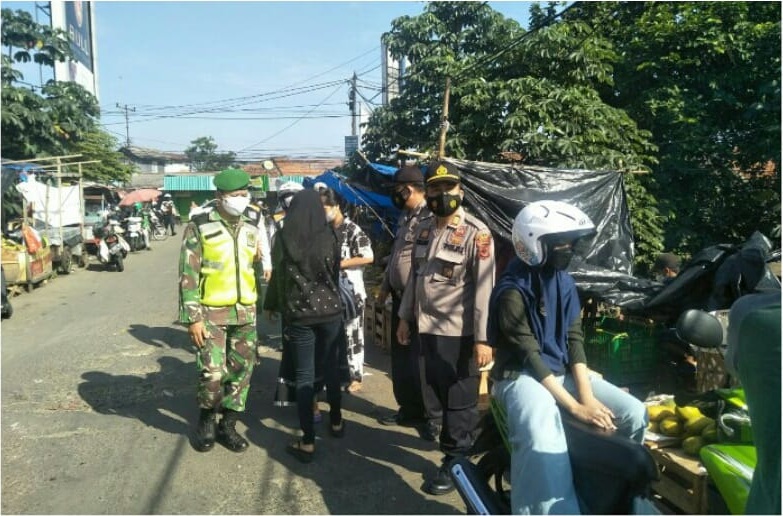 Polsek Sukaraja Gelar Patroli, Minimalisir Terjadi Pelanggaran Prokes