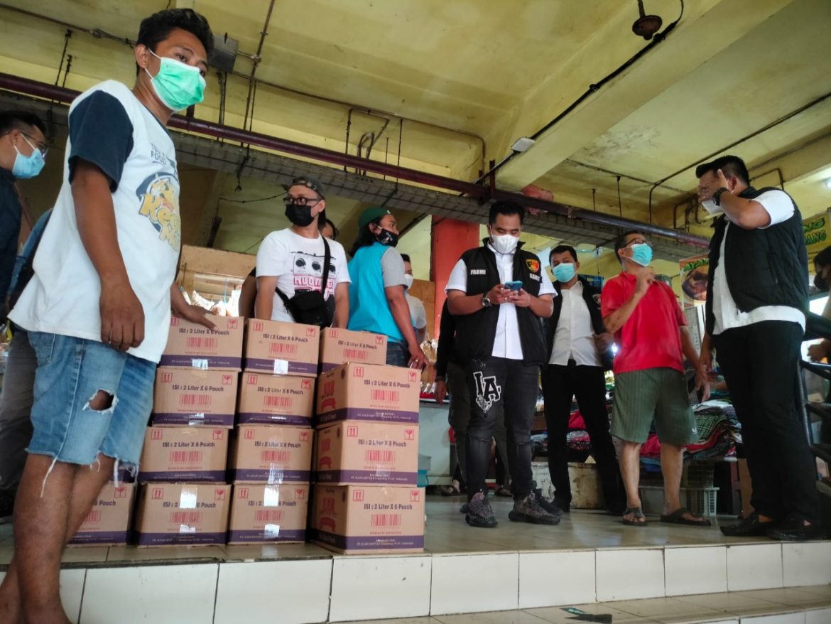 Polres Jakarta Barat kembali Melakukan Sidak Ke Sejumlah Pasar Yang Berada Di Wilayah Jakarta Barat