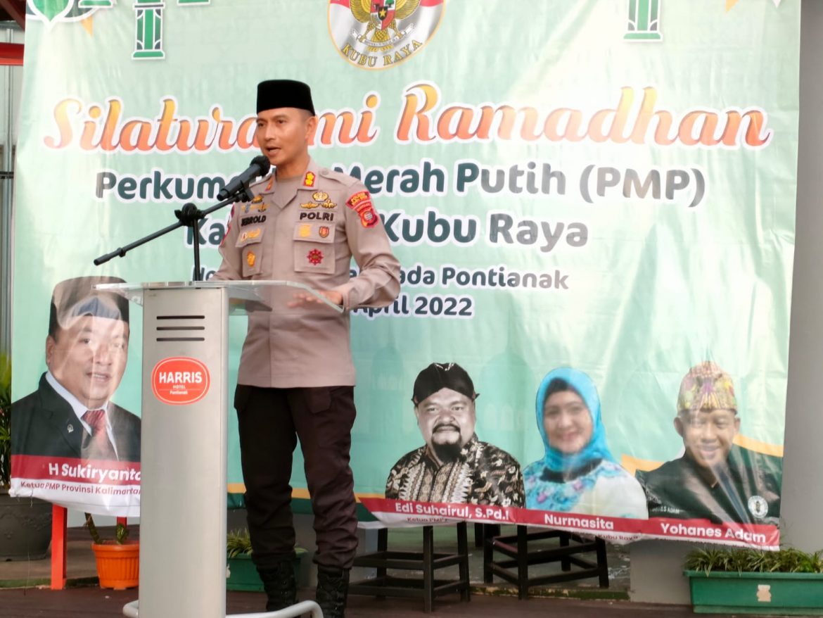 Kapolres Kubu Raya Silahturahmi Ramadhan Bersama Perkumpulan Merah Putih Kubu Raya