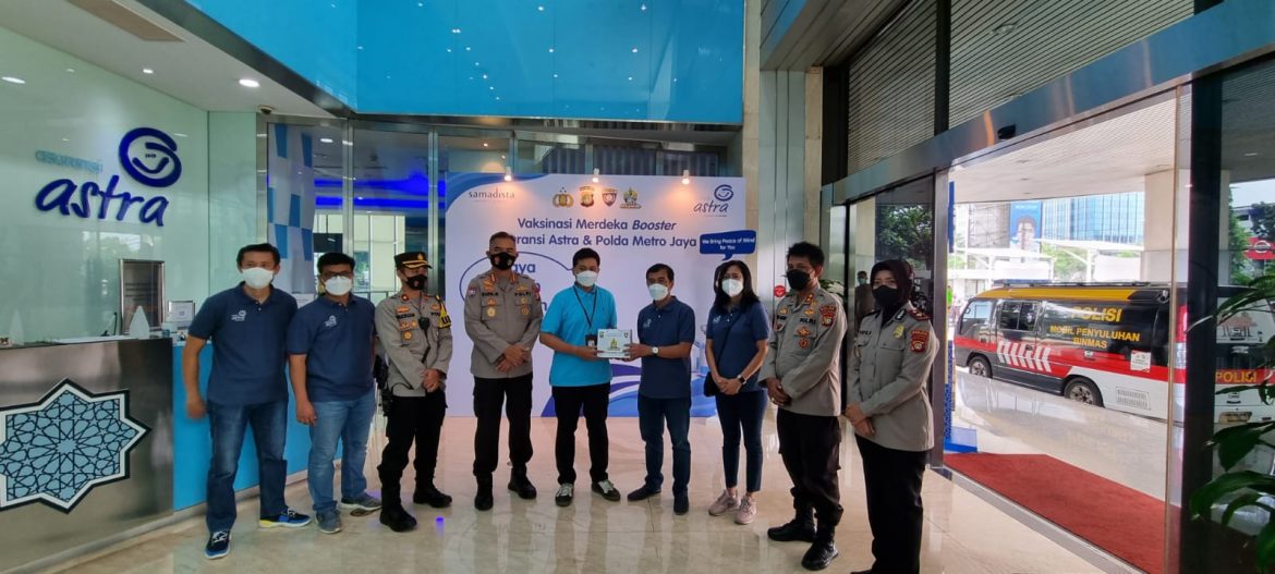 Direktorat Binmas Polda Metro Jaya Berkolaborasi Dengan PT Asuransi Astra Buana Gelar Percepatan Vaksinasi Capai 385 Orang Tervaksinasi