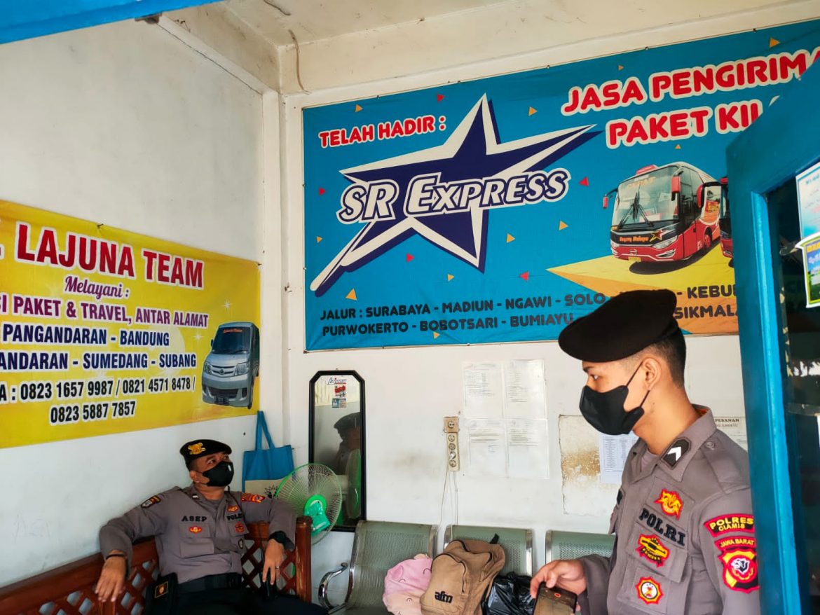 Himbauan Jajaran Unit PAM Obvit Sat Samapta Polres Ciamis untuk Menjaga Situasi Kamtibmas