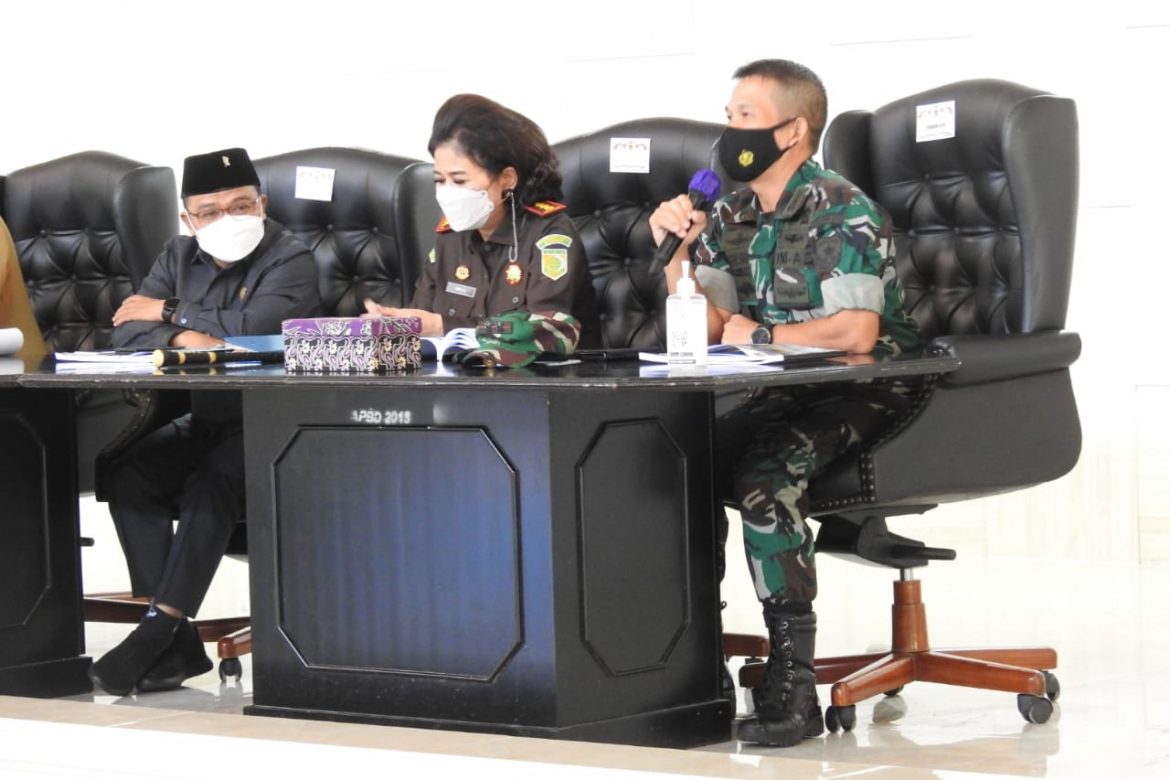 Dandim 0510/Trs Rapat Bersama Forkopimda Kab Tangerang