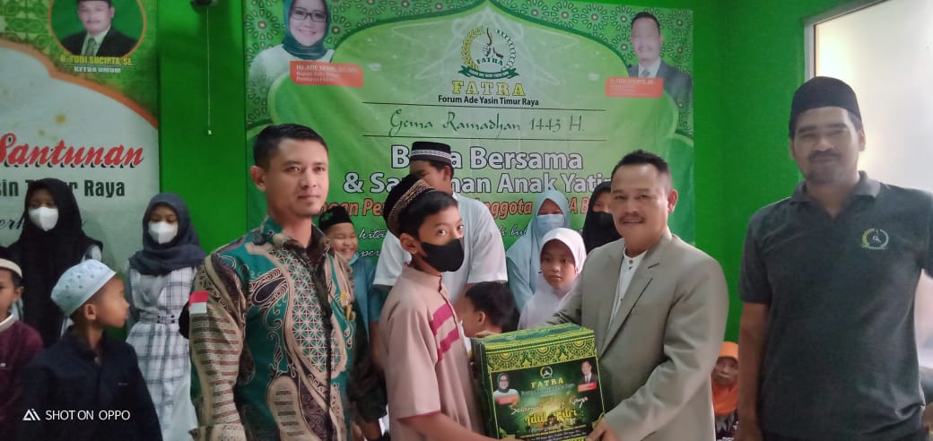150 Anak Yatim Sambangi Sekertariat FATRA