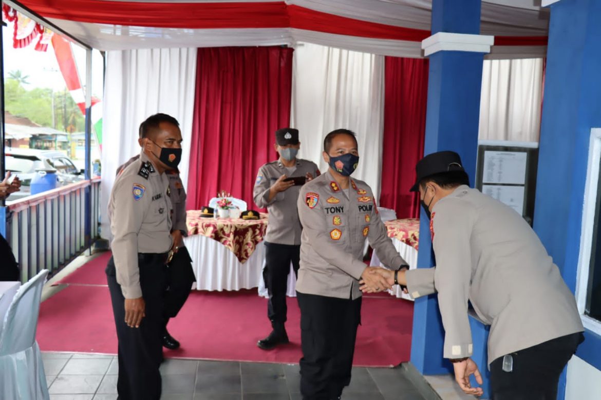 Di Pos Ops Ketupat Lodaya Sindangkasih Kapolres Ciamis Cek Kesiapan Personil Jelang Mudik Lebaran 1443 H