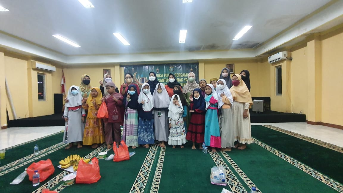 Semarakan Ramadhan Polsek Tanjung Duren Jakarta Barat Berikan Santunan Kepada Anak Yatim Piatu