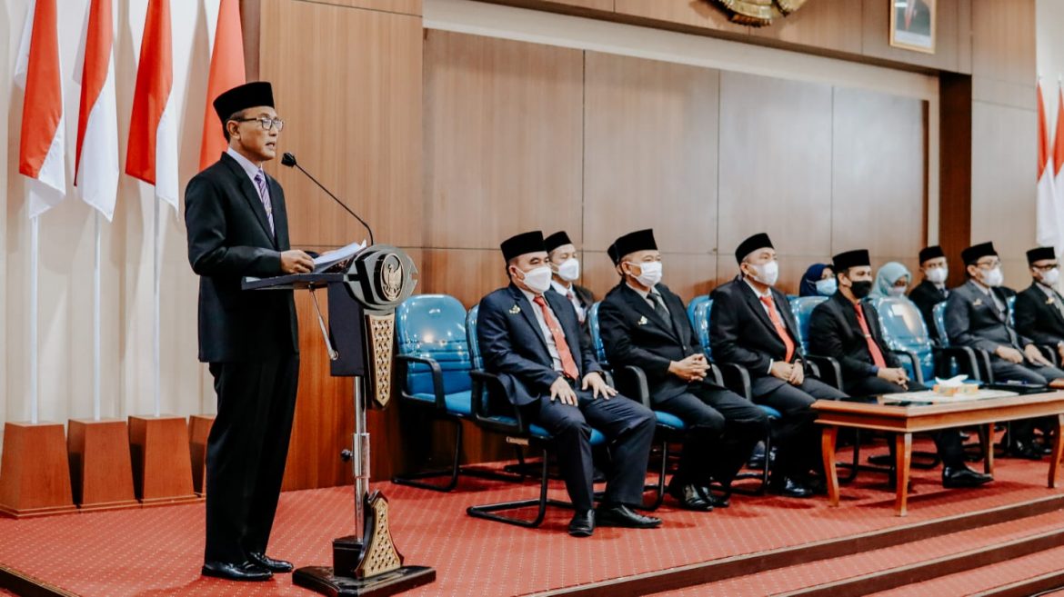 Rapat Paripurna DPRD, Bupati Ciamis Sampaikan Penanganan Pandemi Covid 19 Masih Menjadi Prioritas