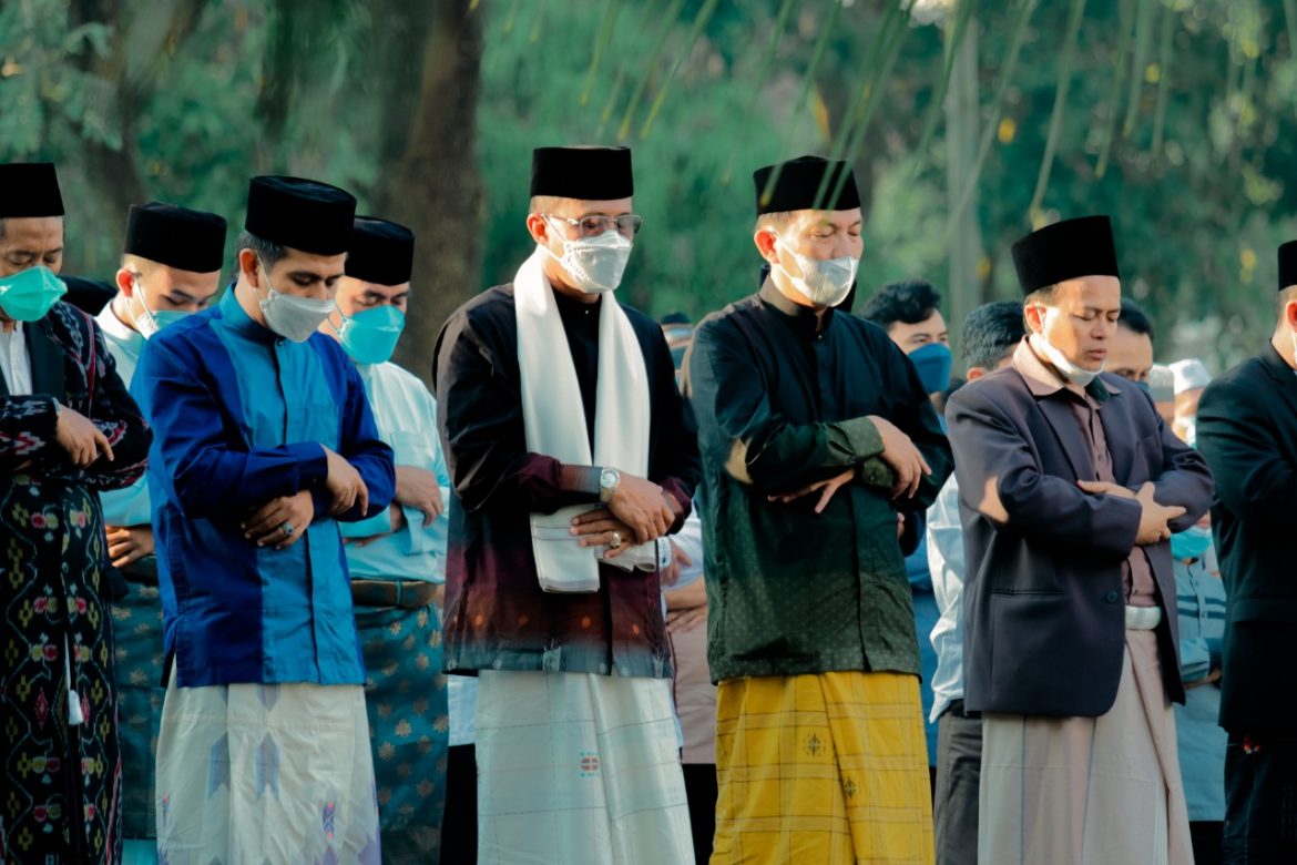 Shalat Idul Fitri 1443 Hijriyah di Alun-Alun Ciamis di Hadiri Bupati Ciamis Beserta Wakil