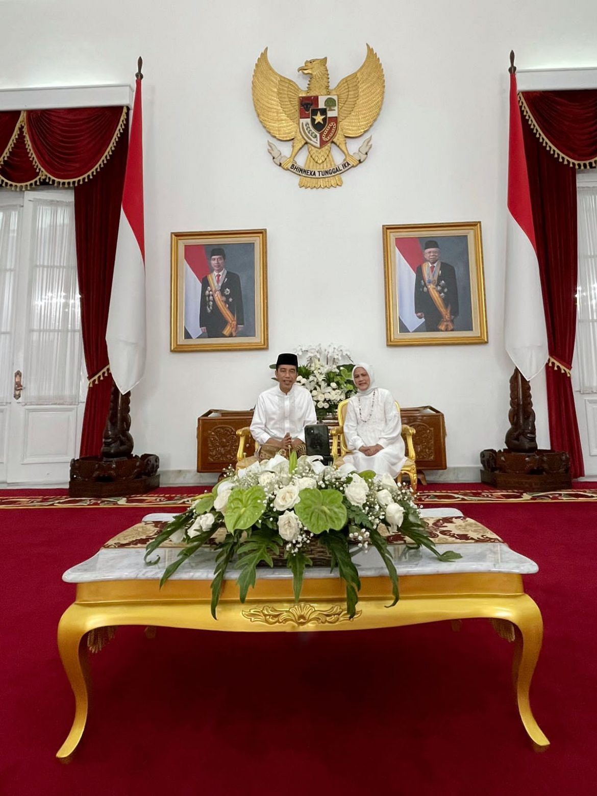 Momen Presiden Silaturahmi dengan Wapres via Panggilan Video