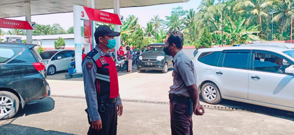 Cek ketersediaan BBM di Kota Banjar Anggota Polres Banjar Gelar Patroli Dialogis