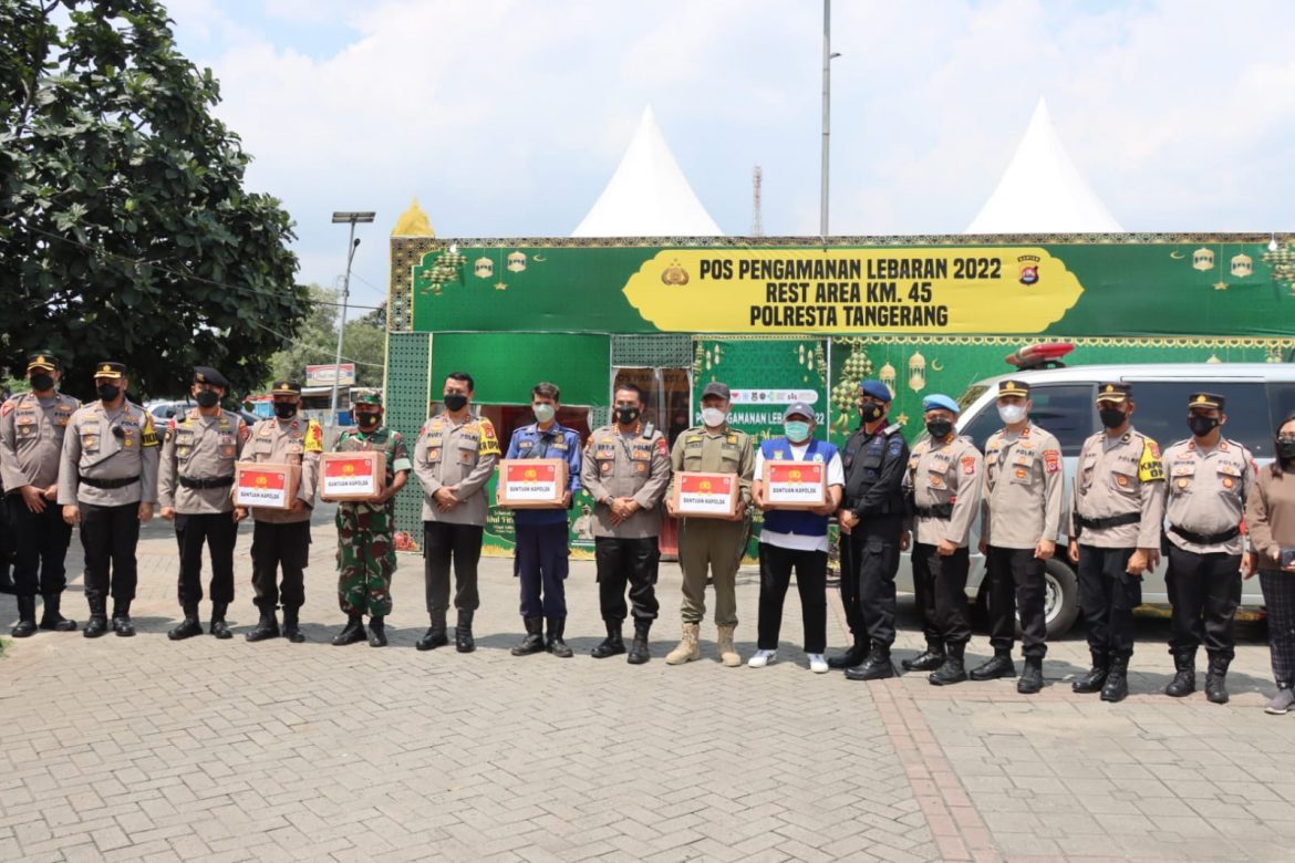 Siapkan Opsi Rekayasa Lalin, Kapolda Banten dan Wakapolresta Tangerang Sambangi Rest Area 45