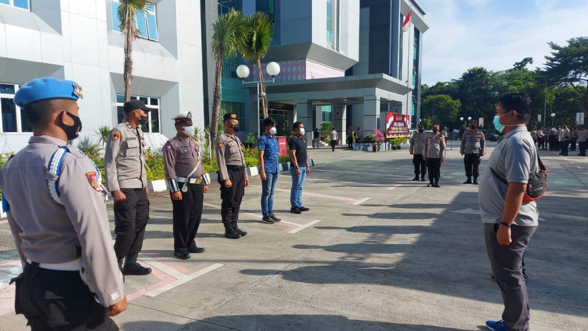 Sipropam Polresta Tangerang Polda Banten Awasi Serah Terima Piket