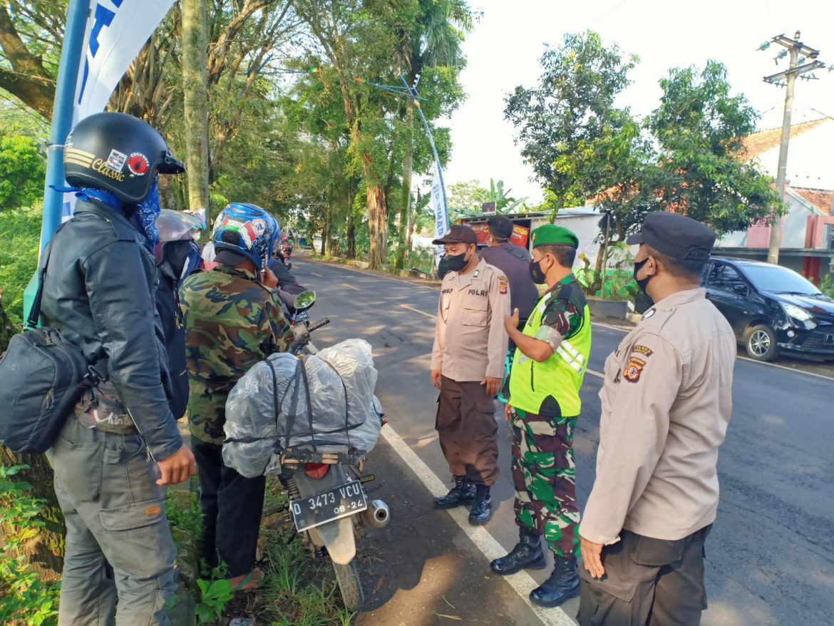 Polres Banjar : Petugas lmbauan Pemudik, Kalau Mengantuk Istirahat di Rest Area