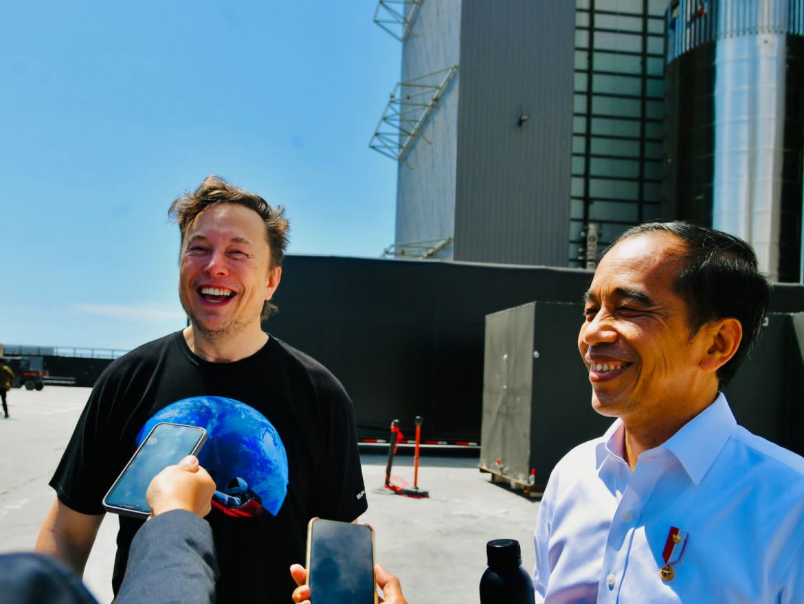 Presiden Jokowi Kunjungi Space X