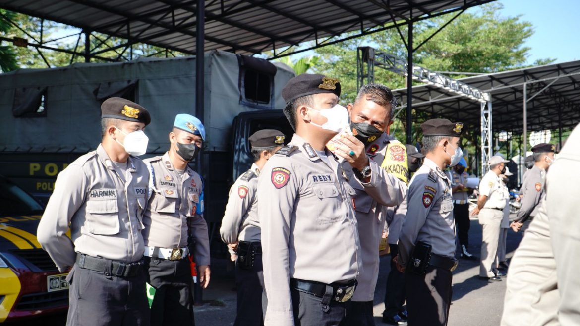 Wakapolres Banjar Cek Kerapian dan Sikap Tampang Personel