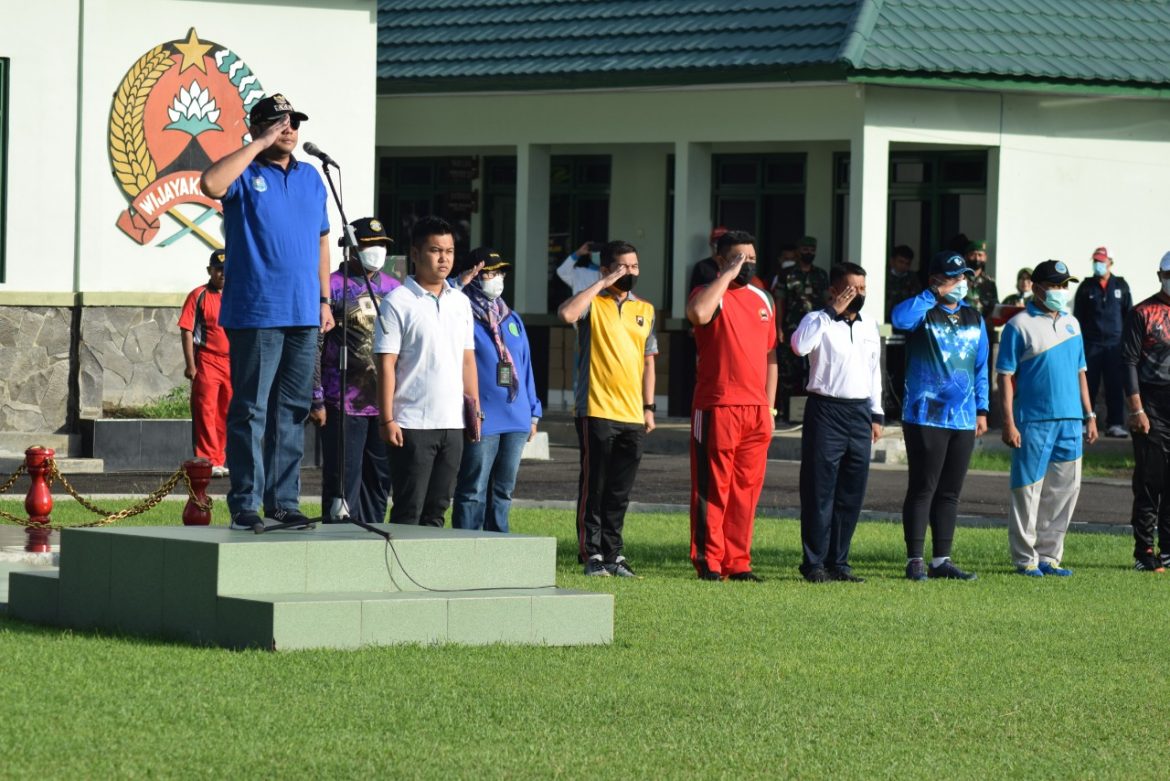 Jaga Sinergitas, Tiga Pilar Kota Tegal Gelar Apel dan Olahraga Bersama