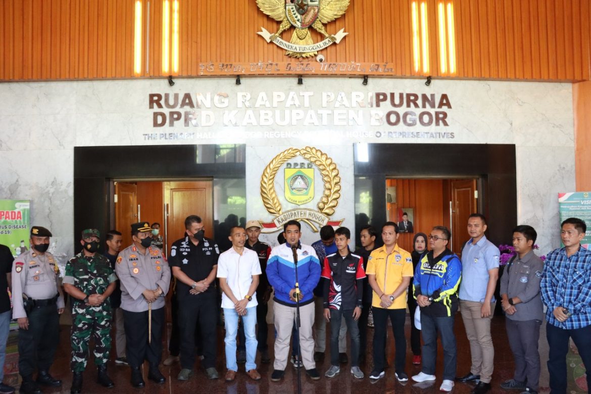 Polisi Gelar Deklarasi Pembubaran Genk Motor Di Kabupaten Bogor