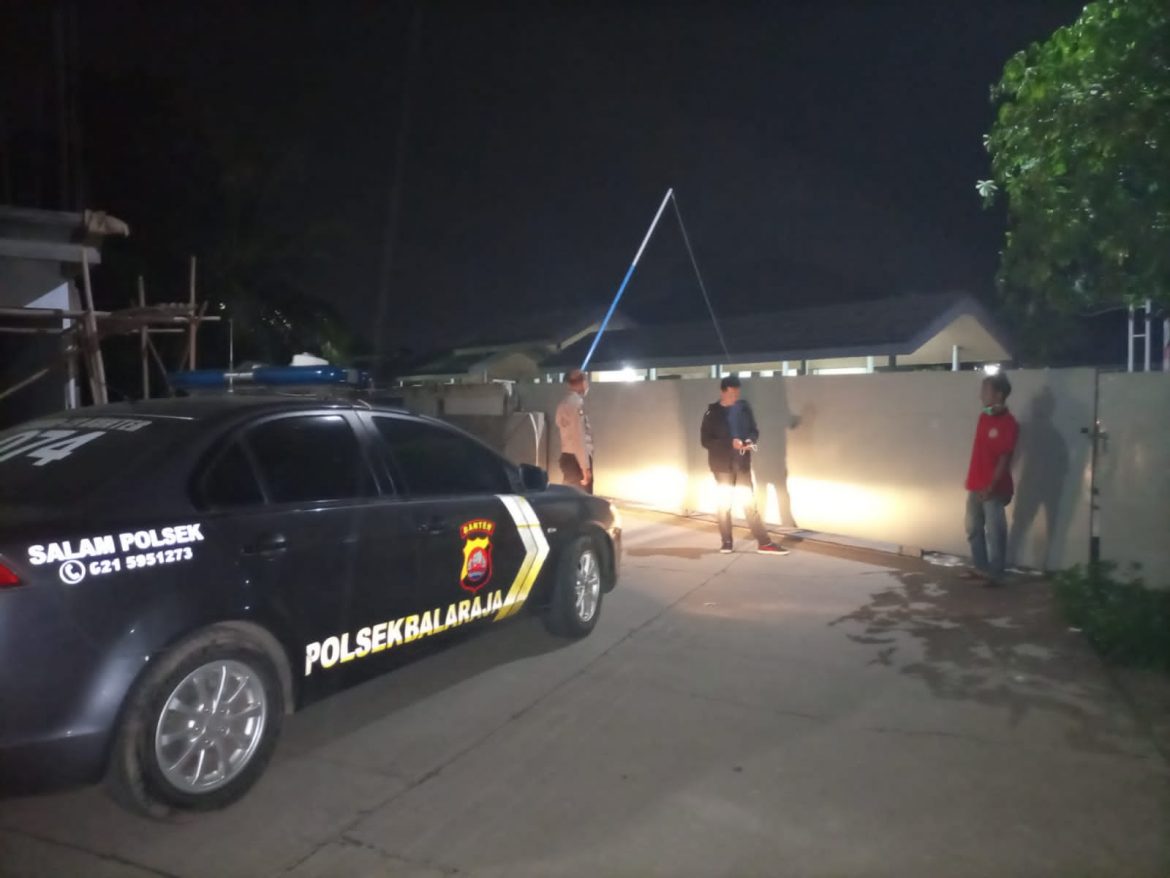 Jamin Keamanan Lingkungan Polsek Balaraja, Pawas Polsek Balaraja Polresta Tangerang Laksanakan Patroli Malam