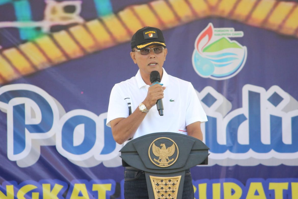 Bupati Herdiat Sunarya Buka Porsadin Porsadin VI Tingkat Kabupaten Ciamis