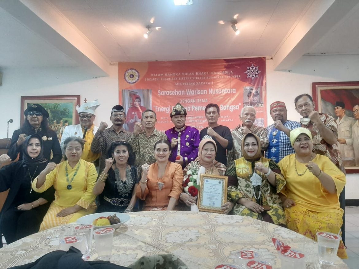 Srikandi Nusantara bersama Kedaton Nusantara dan FKPPA Menyelenggarakan Sarasehan Warisan Nusantara dengan Tema : “Energi Budaya Pemersatu Bangsa”