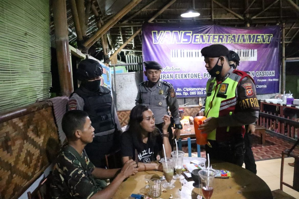 Guna Menciptakan Harkamtibmas Yang Kondusif, 41 Personil Gabungan Satuan Fungsi Polres Ciamis Gelar KRYD