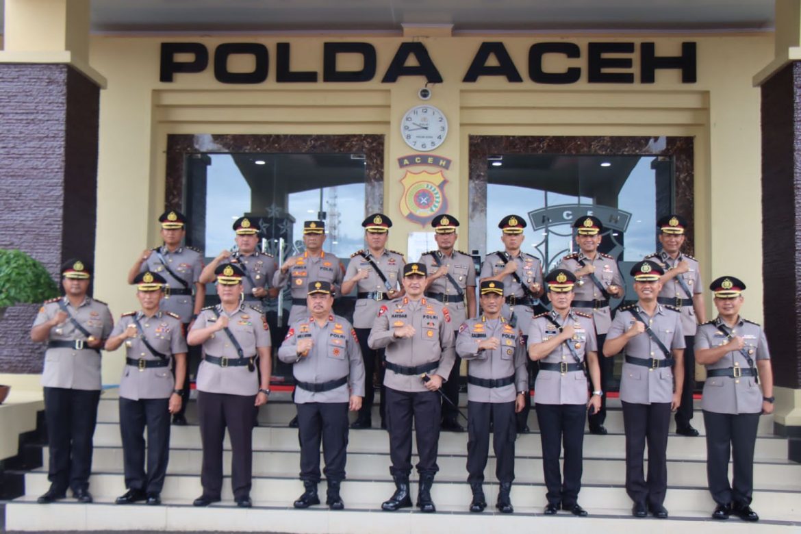 Kapolda Aceh Pimpin Sertijab Dua PJU dan Sejumlah Kapolres