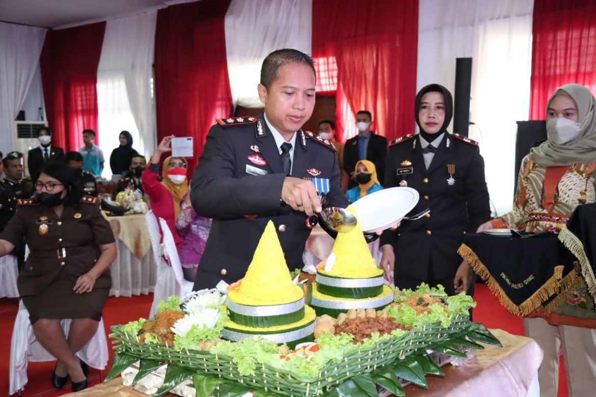 Dengan Penuh Khidmat Polres Ciamis Gelar Syukuran Pada Momentum Hari Bhayangkara Ke 76