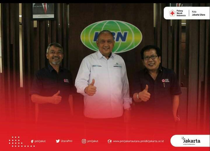Ketua PMI Jakut melakukan Audiensi Ke PT. Kawasan Berikat Nusantara (Persero)