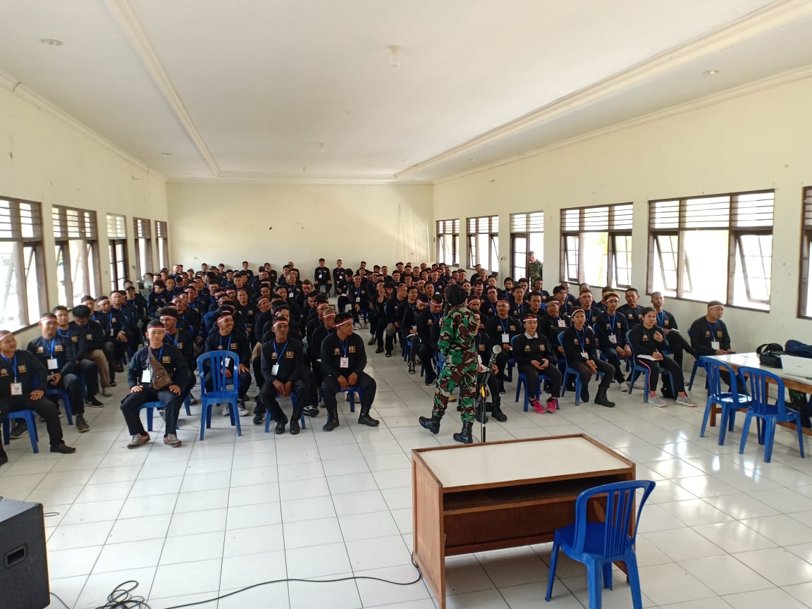Pesan Dandim Kepada Mantan Napi dan Preman Dalam Pembekalan Hari Kedua Belneg Beta Talawang 1
