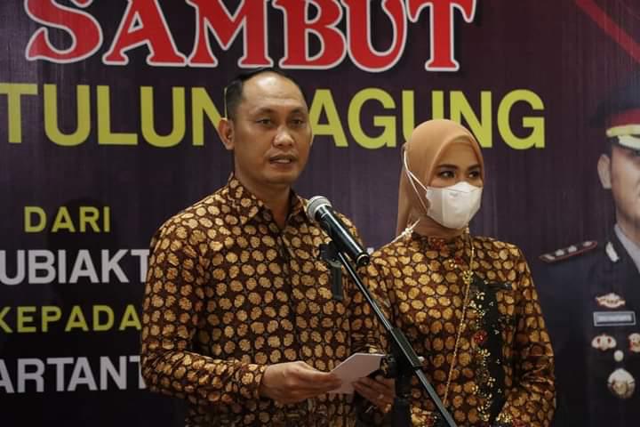 Pisah Sambut Kapolres Tulungagung, Ini Pesan dan Harapan Bupati Maryoto